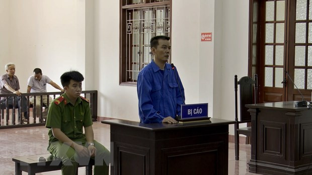Bị cáo Ngô Dương Thanh tại phiên toà. (Ảnh: Vũ Hà/TTXVN) Bị cáo Ngô Dương Thanh tại phiên toà. (Ảnh: Vũ Hà/TTXVN)