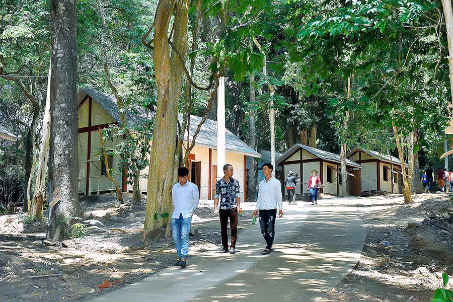  Khu Di tích lịch sử cách mạng của tỉnh tại xã Krong (huyện Kbang). Ảnh: ĐỨC THỤY