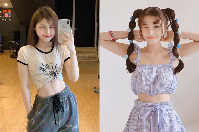 Giọng ca sinh năm 2000 lựa chọn những thiết kế trẻ trung tôn lên vòng eo 