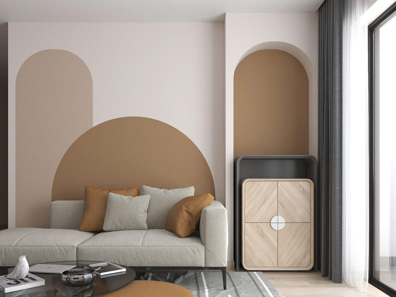 Chủ đề hình học này vốn được lấy cảm hứng từ các mái vòm cong trong kiến trúc tân cổ điển. Chủ đề hình học này vốn được lấy cảm hứng từ các mái vòm cong trong kiến trúc tân cổ điển.