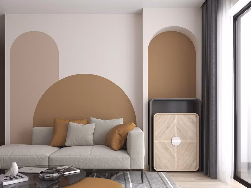 Chủ đề hình học này vốn được lấy cảm hứng từ các mái vòm cong trong kiến trúc tân cổ điển. Chủ đề hình học này vốn được lấy cảm hứng từ các mái vòm cong trong kiến trúc tân cổ điển.