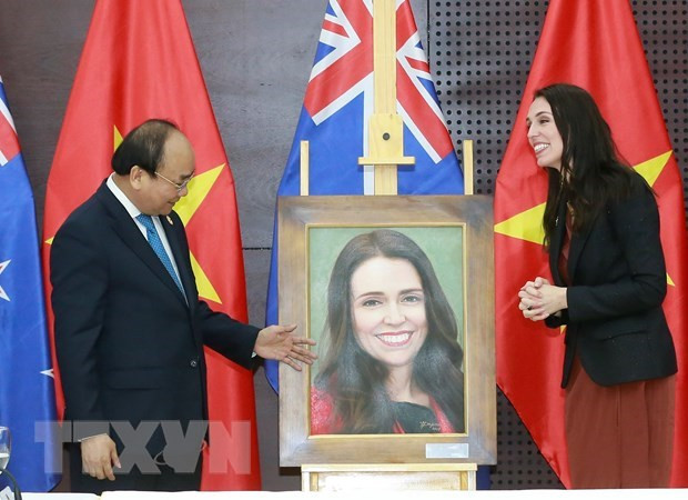 Thủ tướng Nguyễn Xuân Phúc tiếp Thủ tướng New Zealand, bà Jacinda Ardern. (Ảnh: TTXVN) Thủ tướng Nguyễn Xuân Phúc tiếp Thủ tướng New Zealand, bà Jacinda Ardern. (Ảnh: TTXVN)