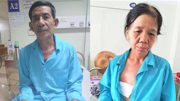 Ông Nguyễn Văn Danh và bà Phan Thị Lộc. Ảnh: Đ.Y