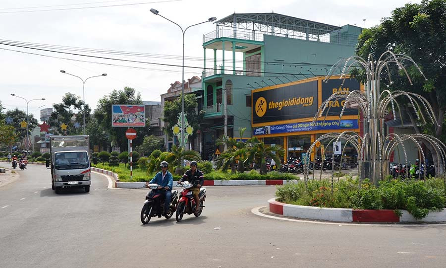 Từng bước hướng đến mục tiêu đưa thị xã Ayun Pa trở thành đô thị loại III trong tương lai. Ảnh: Đức Phương