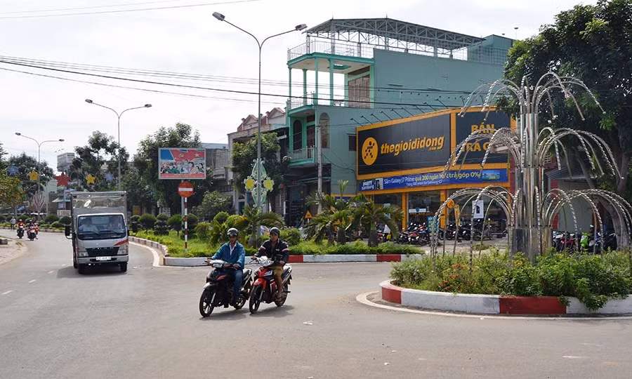 Từng bước hướng đến mục tiêu đưa thị xã Ayun Pa trở thành đô thị loại III trong tương lai. Ảnh: Đức Phương