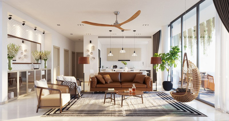 Căn biệt thự được hoàn thiện với vẻ đẹp ấn tượng bởi kiến trúc hiện đại. Mọi góc nhỏ bên trong đều được chủ nhân chăm chút tỉ mỉ để các thành viên có thể cảm nhận được cuộc sống tiện nghi, đủ đầy.