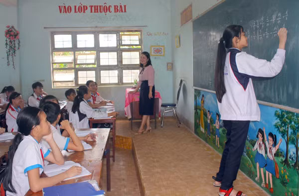 Các kỳ thi học sinh giỏi đã góp phần nâng cao chất lượng giáo dục ở các trường. Ảnh: N.T