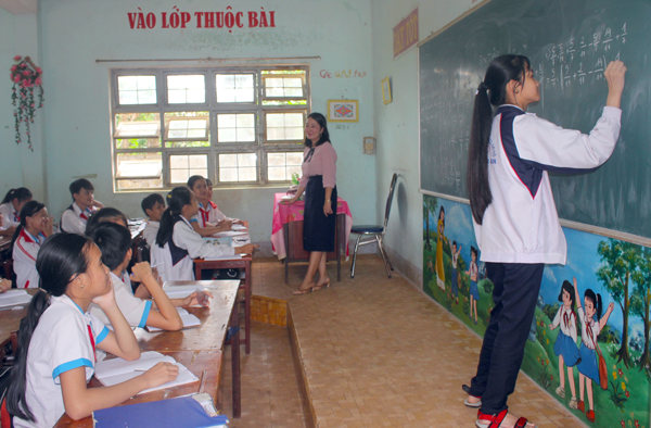 Các kỳ thi học sinh giỏi đã góp phần nâng cao chất lượng giáo dục ở các trường. Ảnh: N.T