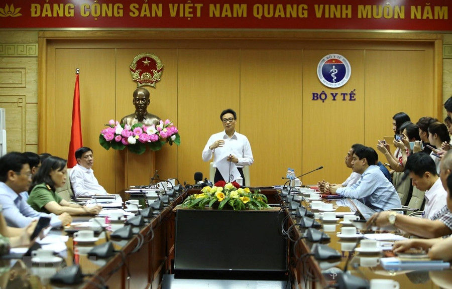 Phó Thủ tướng Vũ Đức Đam, Trưởng Ban chỉ đạo phát biểu. (Ảnh: Minh Quyết/TTXVN) Phó Thủ tướng Vũ Đức Đam, Trưởng Ban chỉ đạo phát biểu. (Ảnh: Minh Quyết/TTXVN)