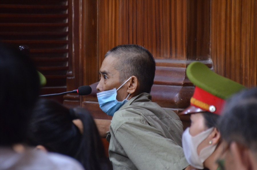 Bị cáo Nguyễn Đức Kỳ Nam tại phiên tòa. Anh: Anh Tú