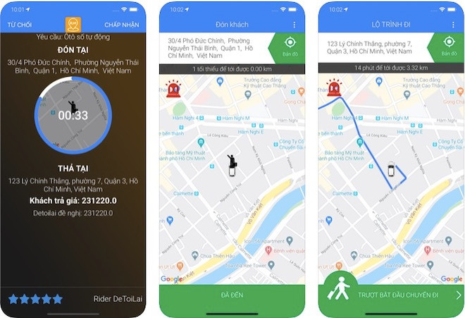 Ứng dụng Để Tôi Lái. Ứng dụng Để Tôi Lái.
