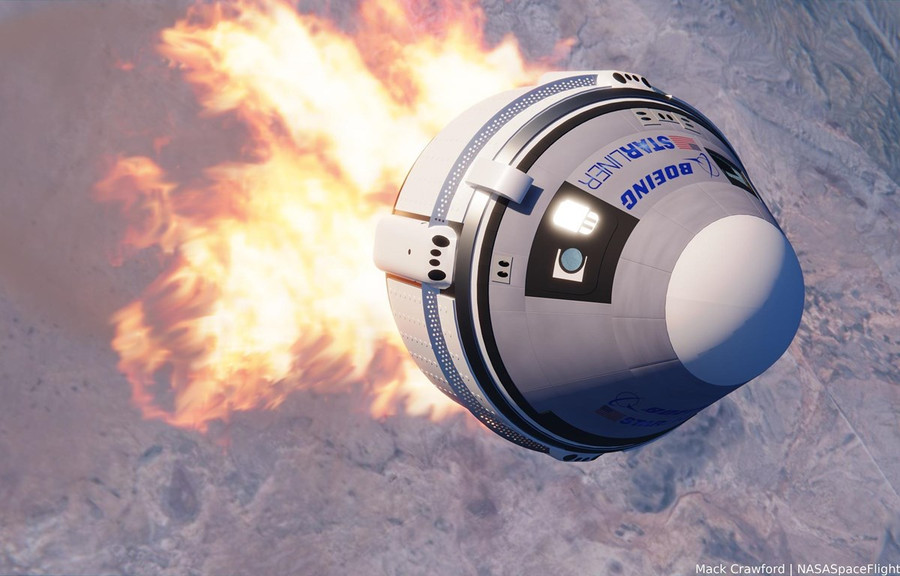Tàu vũ trụ Starliner của Boeing. (Nguồn: nasaspaceflight.com)