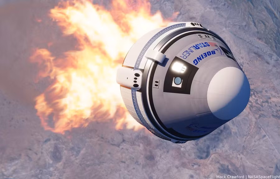 Tàu vũ trụ Starliner của Boeing. (Nguồn: nasaspaceflight.com)