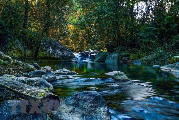 Vẻ kỳ vĩ của Công viên Địa chất Đăk Nông. (Ảnh: TTXVN phát)