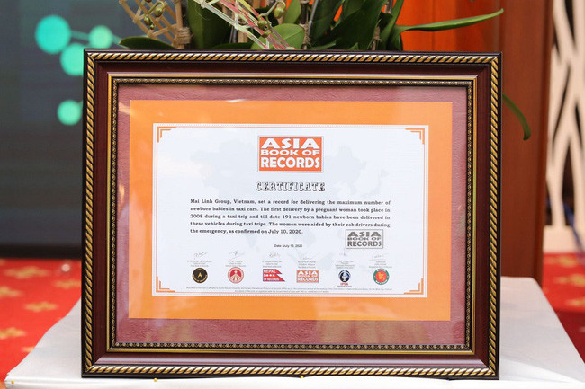Chứng nhận Kỷ lục châu Á cho tập đoàn Mai Linh.
