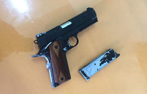 Khẩu súng mà Trần Công Tấn dùng để gây án