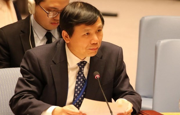 Đại sứ Đặng Đình Quý, Trưởng Phái đoàn Việt Nam tại Liên hợp quốc. (Nguồn: TTXVN) Đại sứ Đặng Đình Quý, Trưởng Phái đoàn Việt Nam tại Liên hợp quốc. (Nguồn: TTXVN)