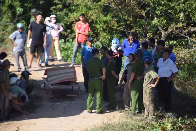 Hiện trường nơi anh P. bị phát hiện đuối nước