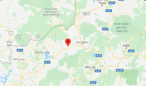 Vị trí xây dựng cửa hàng xăng dầu. Nguồn: Google Maps