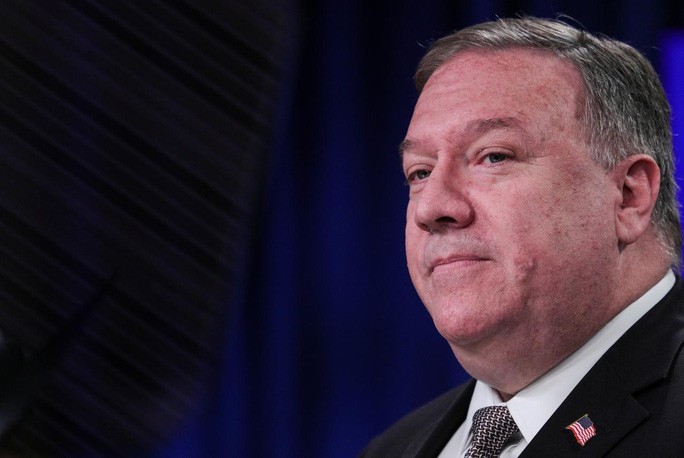 Tại cuộc họp báo ngày 8-7, Ngoại trưởng Pompeo lên án Trung Quốc về nhiều vấn đề. Ảnh: Reuters Tại cuộc họp báo ngày 8-7, Ngoại trưởng Pompeo lên án Trung Quốc về nhiều vấn đề. Ảnh: Reuters