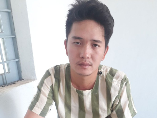 Triệu Sinh Quân tại cơ quan công an