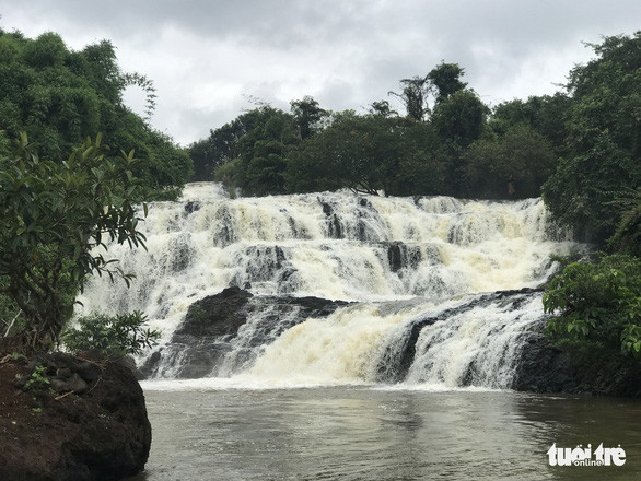 Cum thác tuyệt đẹp này không nằm trong quy hoạch phát triển du lịch của tỉnh Đắk Nông - Ảnh: TRUNG TÂN