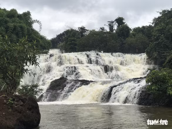 Cum thác tuyệt đẹp này không nằm trong quy hoạch phát triển du lịch của tỉnh Đắk Nông - Ảnh: TRUNG TÂN