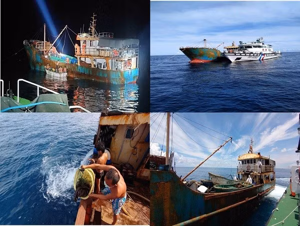  Tàu cá Trung Quốc bị bắt giữ.