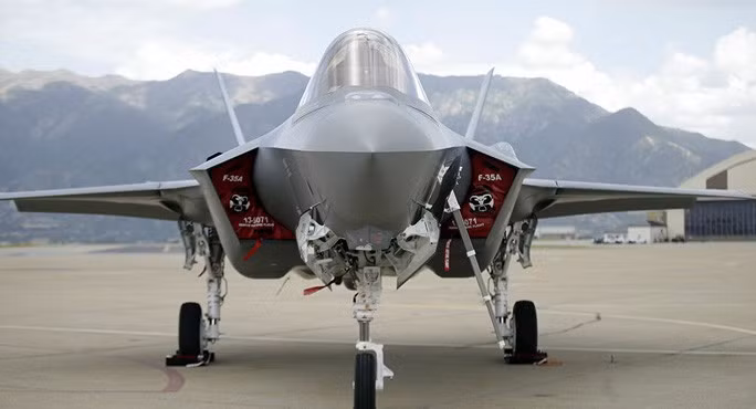 Chiến đấu cơ tiên tiến F-35 của Mỹ. Ảnh: AP