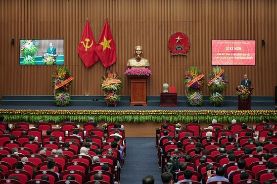 Thủ tướng Chính phủ Nguyễn Xuân Phúc phát biểu tại buổi lễ. Ảnh: ĐỖ TRUNG