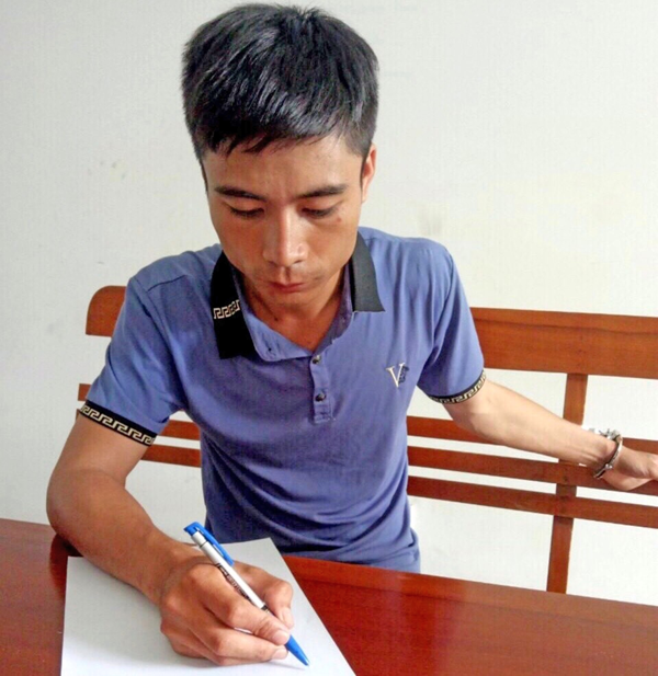 Đối tượng Đinh Văn Thái. Ảnh: Văn Ngọc 