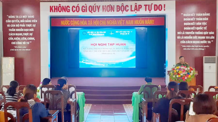 Quang cảnh hội nghị tập huấn. Ảnh: Hoàng Viên
