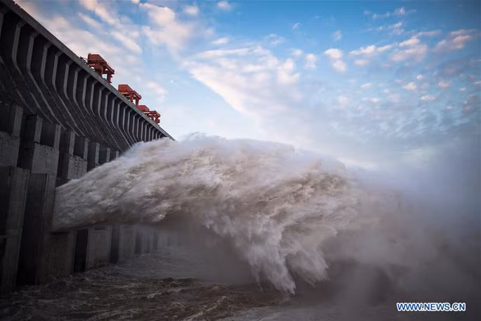 Hãng tin Tân Hoa Xã nhấn mạnh đập Tam Hiệp vẫn đạt tiêu chuẩn an toàn. Ảnh: News.cn