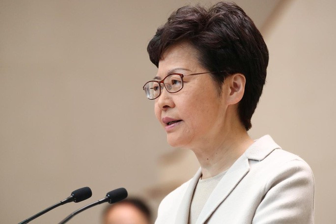 Đặc khu trưởng Hồng Kông Carrie Lam. Ảnh: Reuters