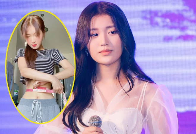 Han Sara tung clip khoe vòng eo 51cm trên trang cá nhân ẢNH: FBNV