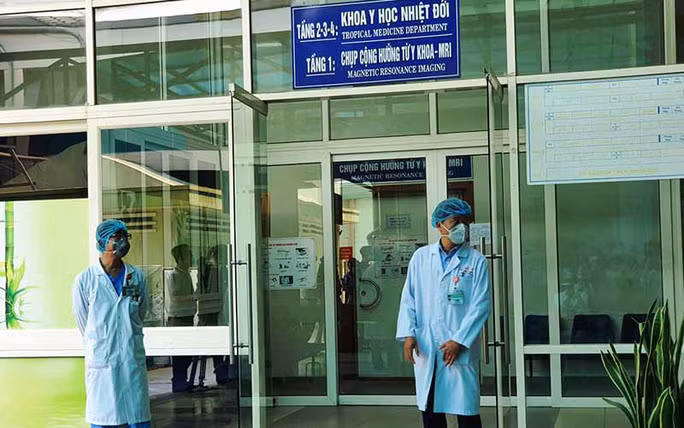 Khu vực cách li điều trị bệnh nhân Covid-19, Bệnh viện Đà Nẵng- Ảnh: nhandan