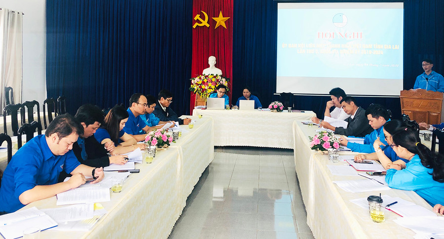  Toàn cảnh hội nghị sơ kết công tác 6 tháng đầu năm. Ảnh: Phan Lài