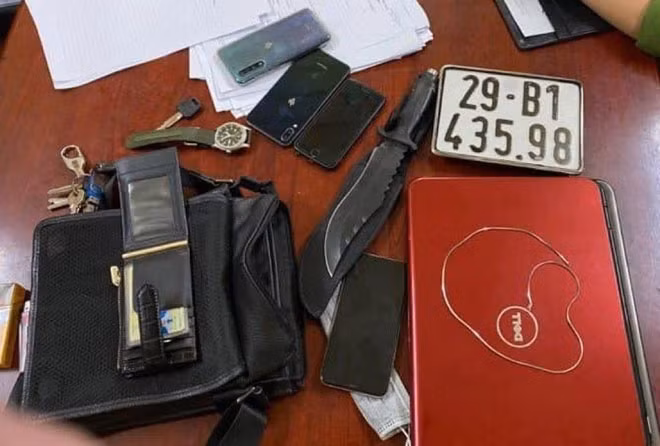 Tang vật bị thu giữ.