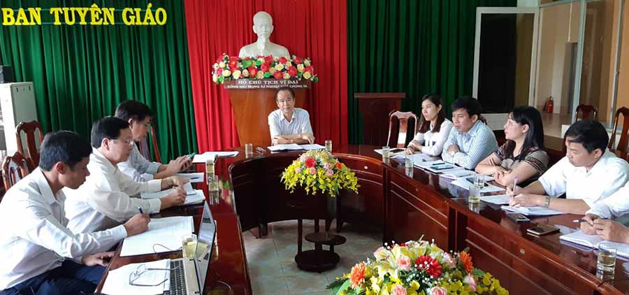 Quang cảnh buổi họp. Ảnh: D.L Quang cảnh buổi họp. Ảnh: D.L