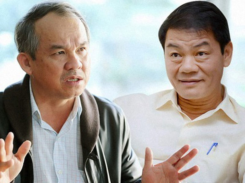 Ông Đoàn Nguyên Đức và ông Trần Bá Dương.