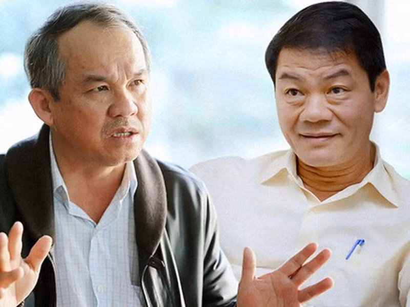 Ông Đoàn Nguyên Đức và ông Trần Bá Dương.