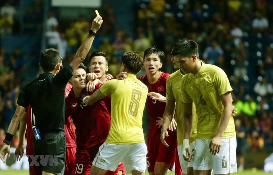 Trận đấu giữa Thái Lan và Việt Nam hứa hẹn sẽ rất kịch tính. (Ảnh: Minh Tiến/Vietnam+) Trận đấu giữa Thái Lan và Việt Nam hứa hẹn sẽ rất kịch tính. (Ảnh: Minh Tiến/Vietnam+)