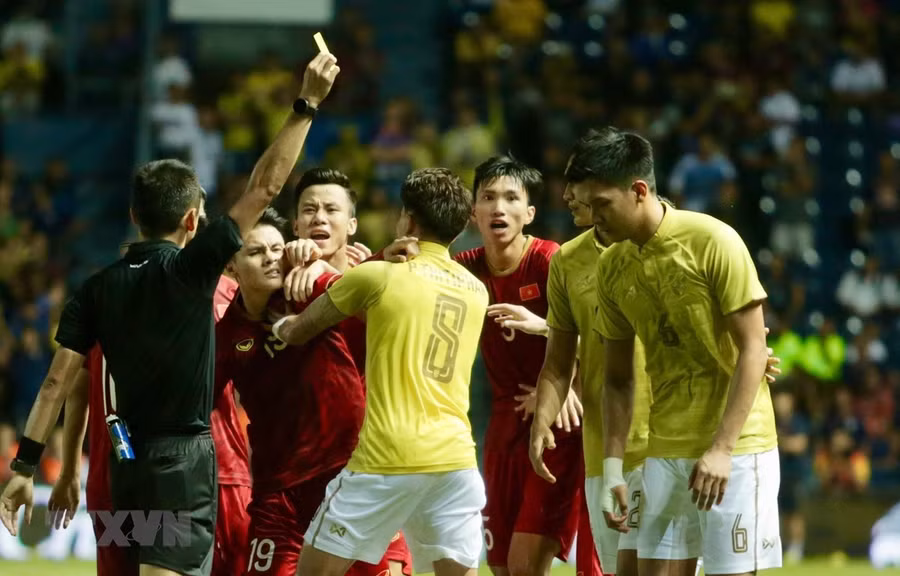 Trận đấu giữa Thái Lan và Việt Nam hứa hẹn sẽ rất kịch tính. (Ảnh: Minh Tiến/Vietnam+)