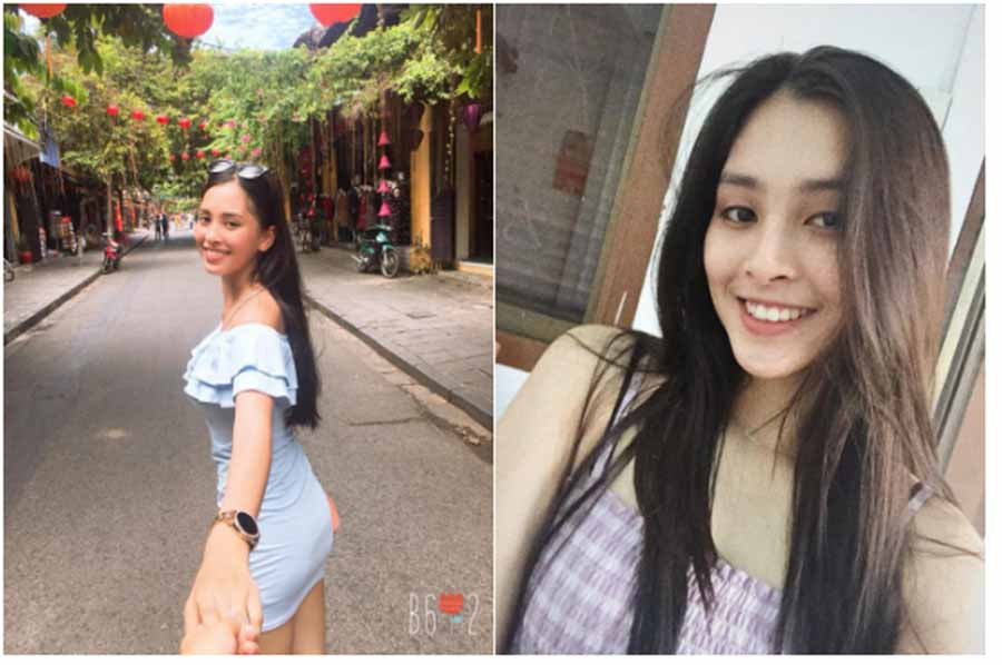 Bên cạnh phong cách khỏe khoắn, hoa hậu Việt Nam 2018 cũng hay thả dáng trong những chiếc váy nhẹ nhàng, nữ tính.