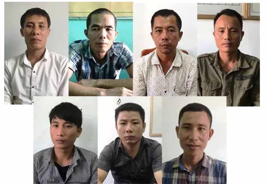 7 trong số 11 đối tượng tham gia vụ phá rừng này đã bị Công an huyện Bố Trạch khởi tố