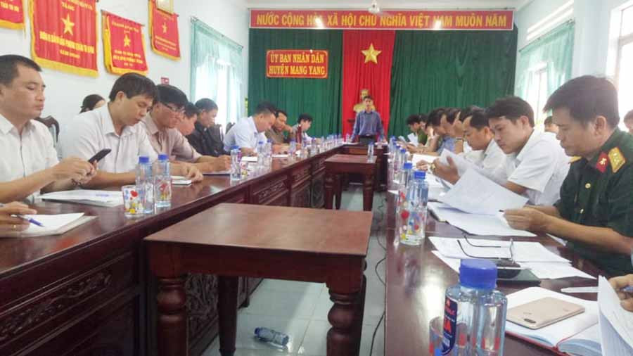 Quang cảnh buổi sơ kết. Ảnh: Thanh Xuyên Ảnh: Thanh Xuyên