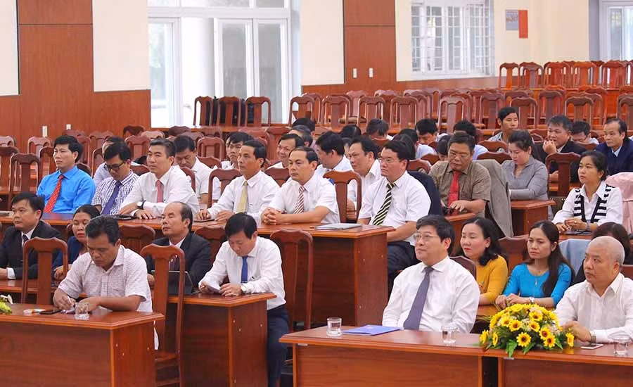 Quang cảnh buổi lễ. Ảnh: H.S