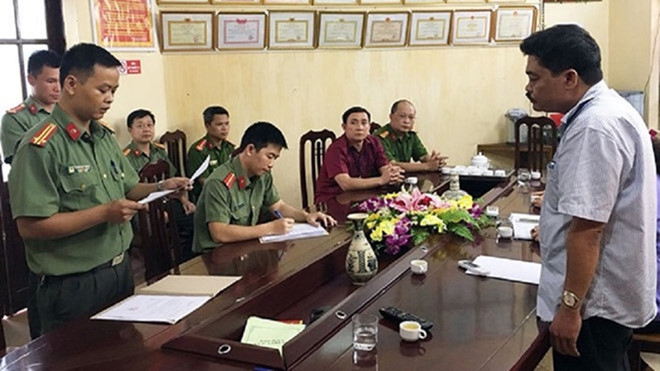 Bị can Nguyễn Thanh Hoài