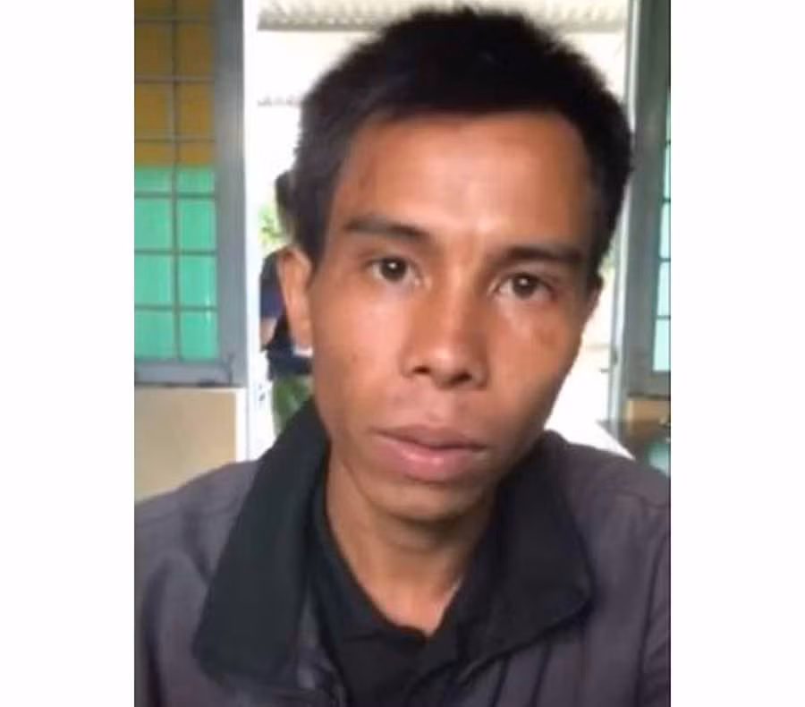  A Sap tại cơ quan điều tra (Ảnh: Công an tỉnh Kon Tum)