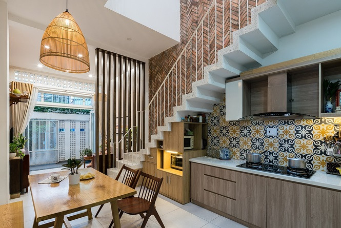 Khu vực bếp sạch sẽ, ấm cúng. Khu vực bếp sạch sẽ, ấm cúng.